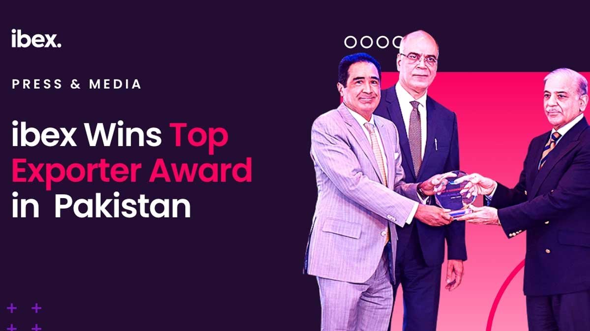 Ibex Wins Gold Award as Top BPO Services Exporter in Pakistan 
