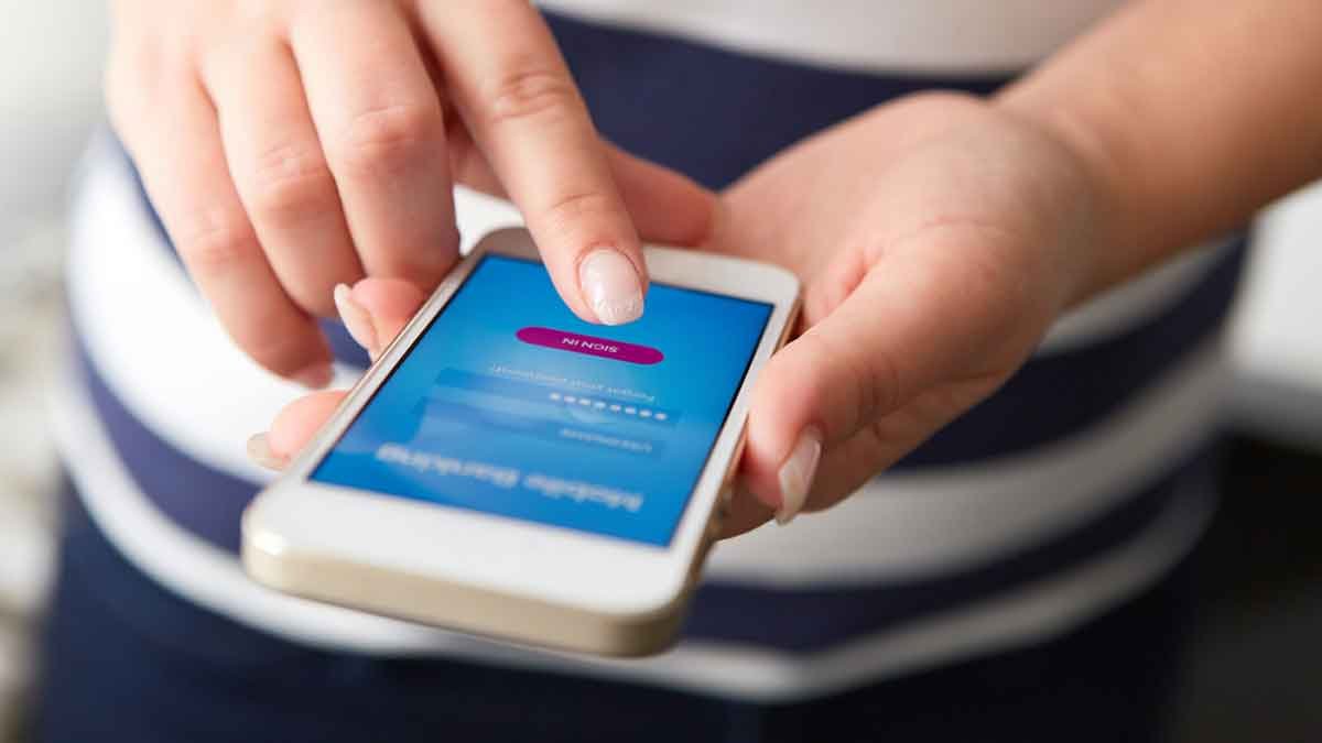 Biometric mobile banking