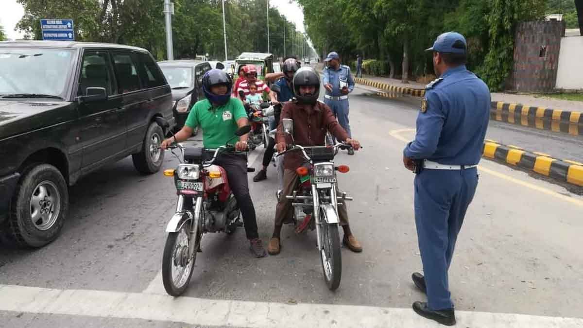 traffic challan lahore