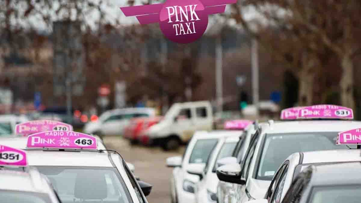 pink taxi
