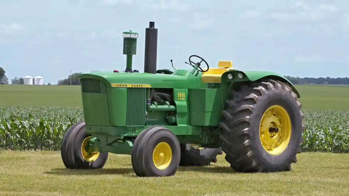 green tractor