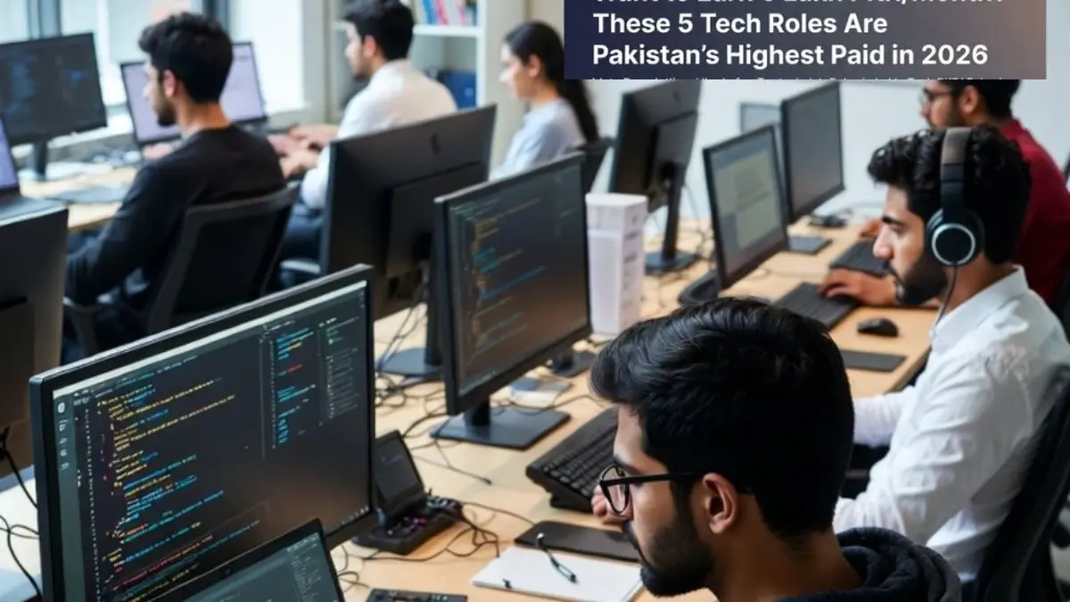 Top tech jobs in Pakistan