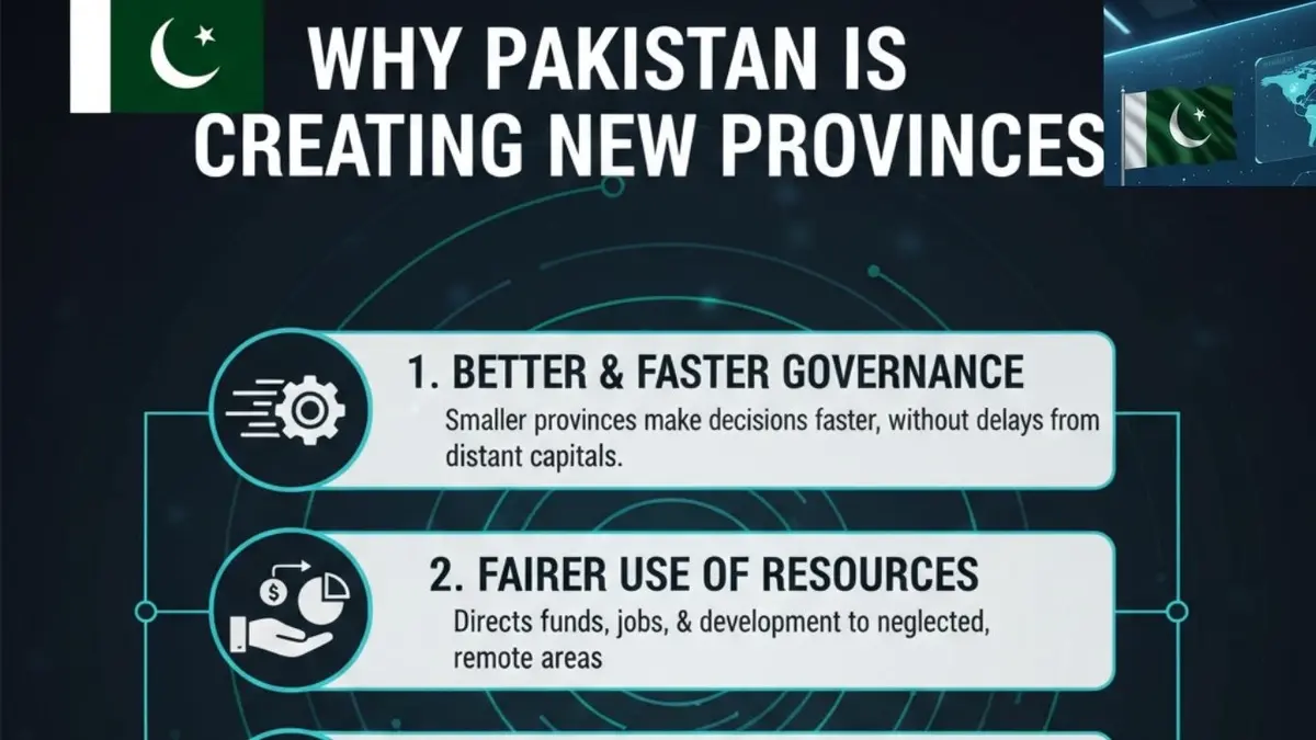 New Provinces in Pakistan