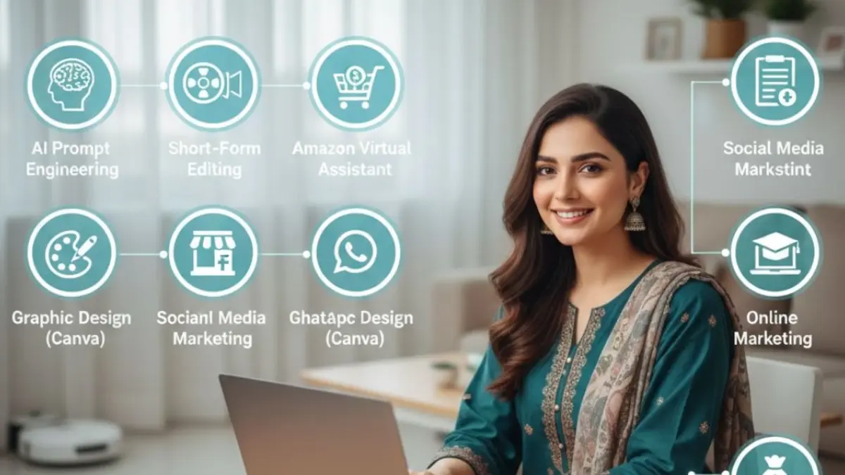 Housewives earning online in Pakistan