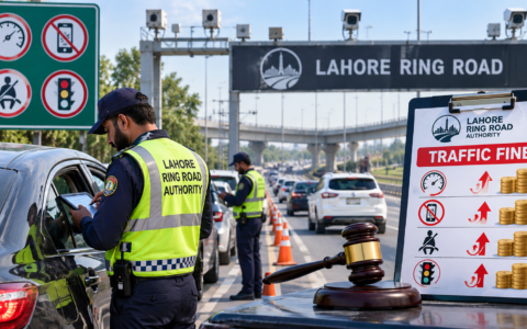 Lahore Ring Road Authority Increases Traffic Fines by Up to 10 Times Under Safe Roads Initiative