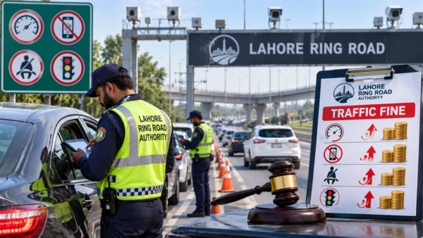Lahore Ring Road Authority Increases Traffic Fines by Up to 10 Times Under Safe Roads Initiative